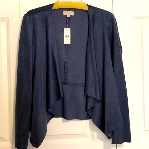 LOFT faux suede jacket - Picture 2 of 8